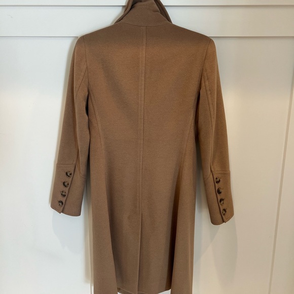 Theory Wool Cashmere Camel Coat - Picture 5 of 9